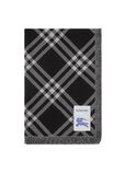 Wide Check Wool Silk Scarf, , hi-res