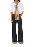 Metallic Wool Silk Scarf, , hi-res