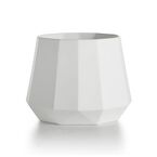 Tiffany Facets Wide Tapered Vase in Bone China