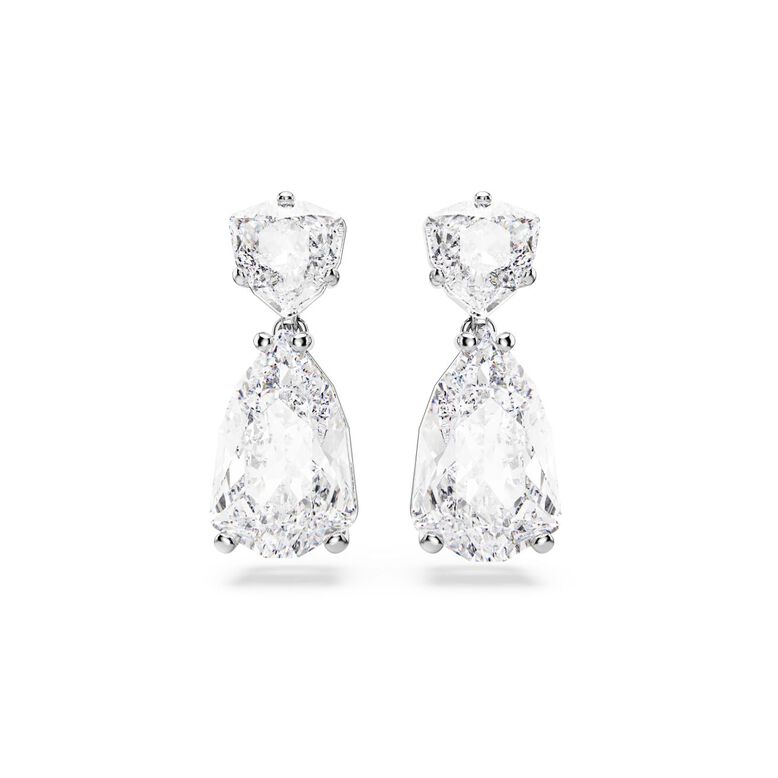 Mesmera Lady Earrings White Crystal, , hi-res