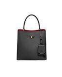 Medium Saffiano Leather Prada Panier Bag, , hi-res
