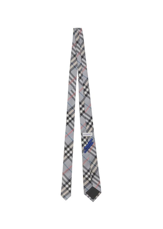 Check Silk Tie, , hi-res