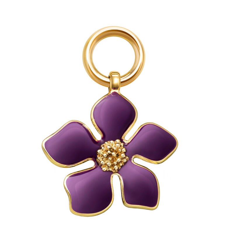 Make Up Purple Flower Charm - Purple flower, , hi-res