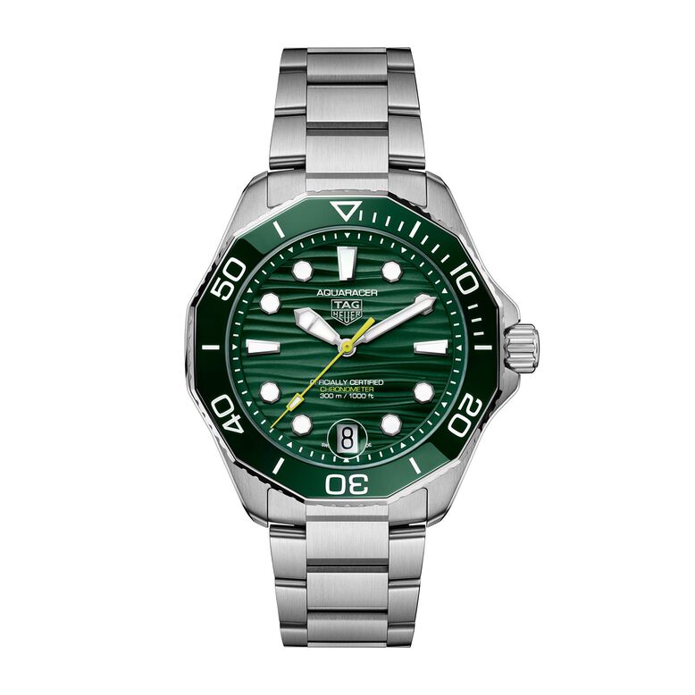 Aquaracer Professional 300 Date 42mm Mens Watch Green, , hi-res