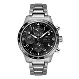 Pilot Performance Chronograph 41mm AMG Mens Watch Black Titanium, , hi-res