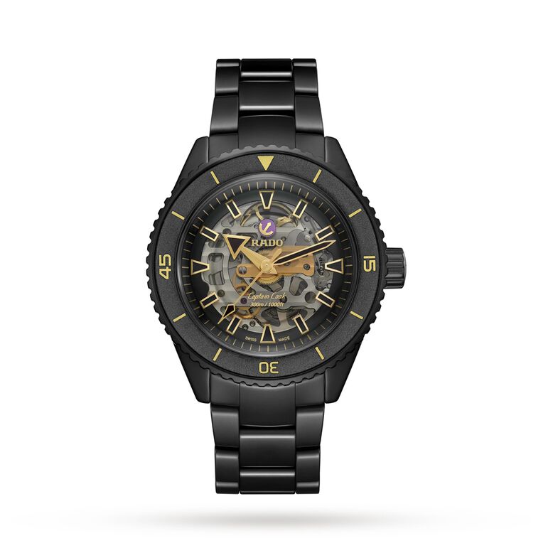 Captain Cook Ceramic Skeleton 43mm Mens Watch - Limited Edition, , hi-res