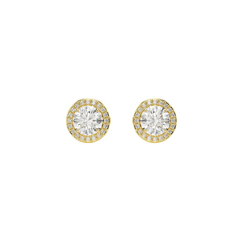Una Angelic Stud Rose Gold Earrings, , hi-res