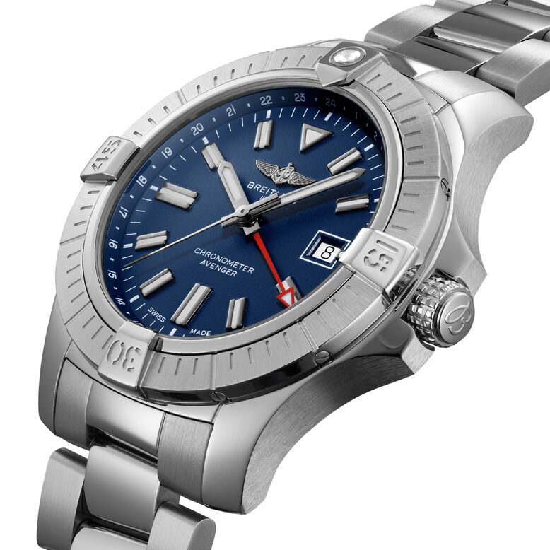 Avenger Automatic GMT 45 Stainless Steel Watch, , hi-res