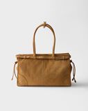 Prada Bonnie large suede handbag, , hi-res