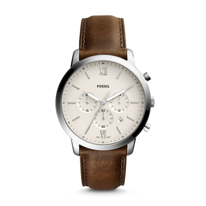 FS5380 Neutra Chronograph Brown Leather Watch, , hi-res