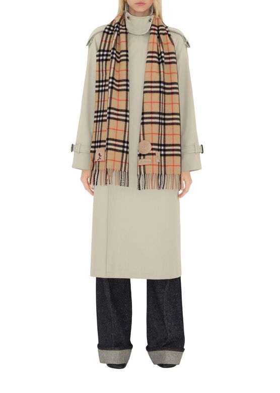 Badge Check Cashmere Scarf, , hi-res