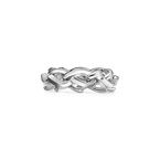 Tiffany Forge Link Ring in High-polished Sterling Silver - Size 7