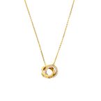 Premium Woman Necklace Gold White