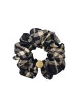Check Silk Scrunchie, , hi-res