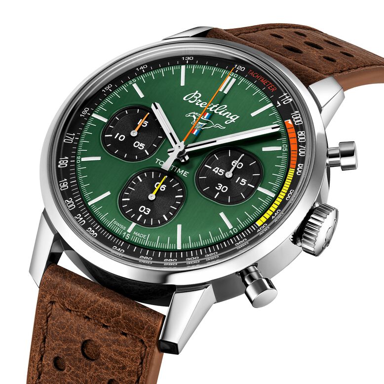 Top Time Ford Mustang 42 Leather Strap Watch, , hi-res