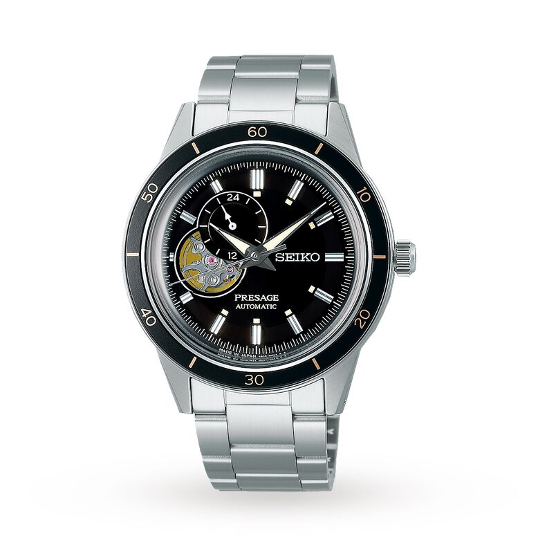 Style 60s Black 40mm Mens Watch, , hi-res