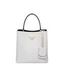 Medium Saffiano Leather Prada Panier Bag, , hi-res