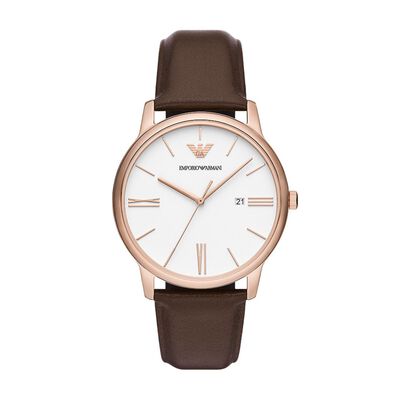 Minimalist Gentelman Brown Ceramic White 42 Q3D,
