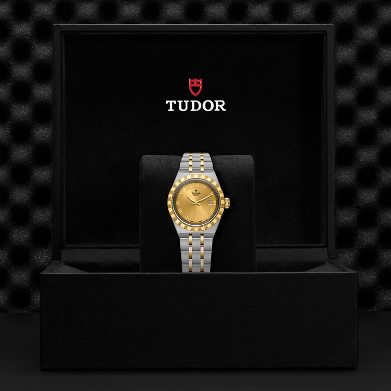 Royal 26mm, Steel Case, Gold Dial, , hi-res