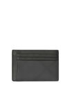 London Check and Leather Money Clip Card Case, , hi-res