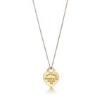 Return to Tiffany™ Heart Tag Pendant in Yellow Gold - Size 16 in