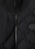 Check-stitch Nylon and Wool Jacket, , hi-res