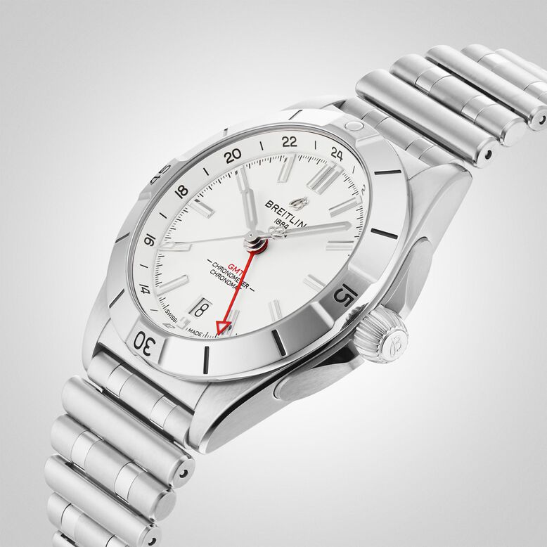 Chronomat Automatic GMT 40 White Dial Watch, , hi-res