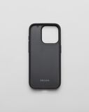 Saffiano leather cover for iPhone 15 Pro, , hi-res