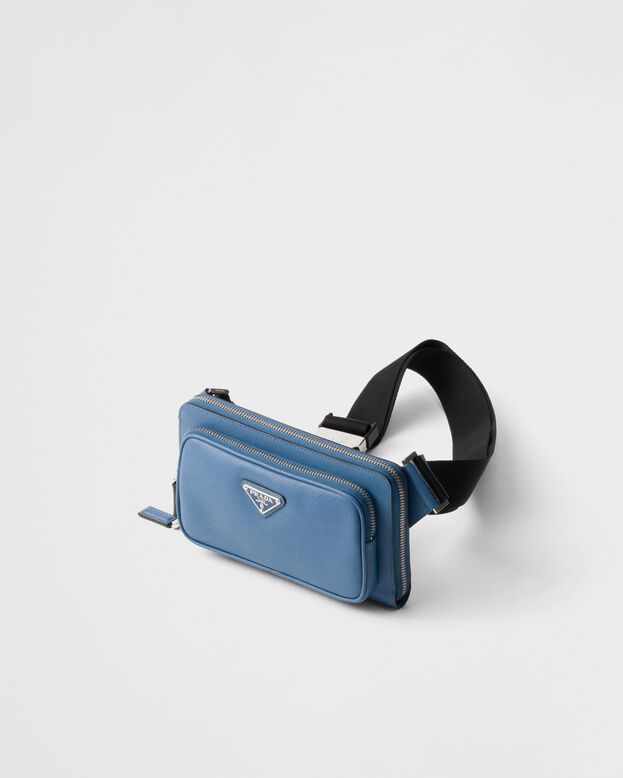 Saffiano leather belt bag, , hi-res