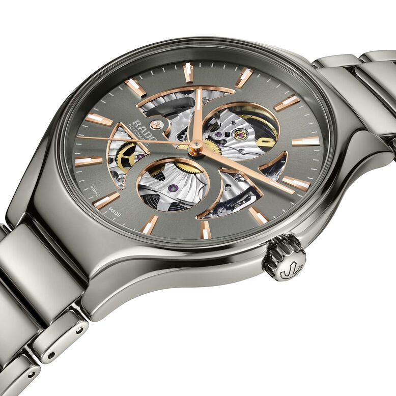 True Round Automatic Open Heart 40mm Mens Watch, , hi-res