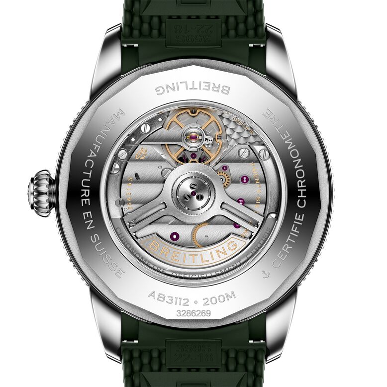 Superocean Heritage B31 Automatic 44mm Mens Watch Green Rubber, , hi-res