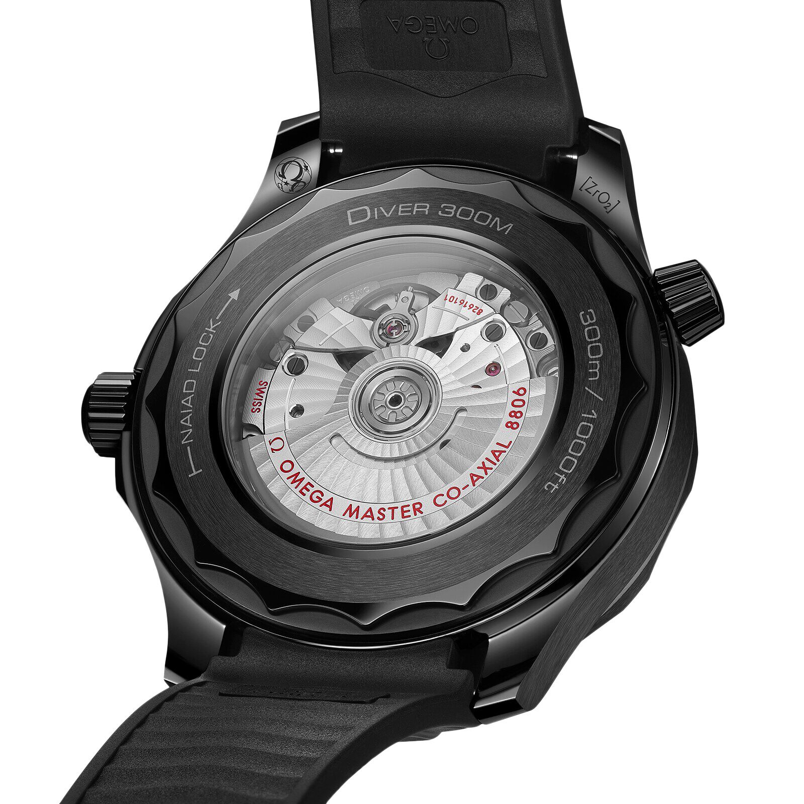 Omega seamaster black rubber clearance