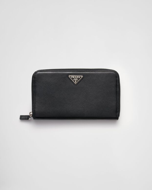 Large Saffiano Leather Wallet, , hi-res