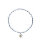 Sienna Wildflower Silver Bracelet - Silver