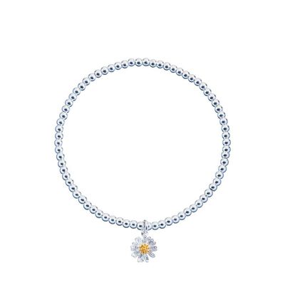 Sienna Wildflower Silver Bracelet - Silver