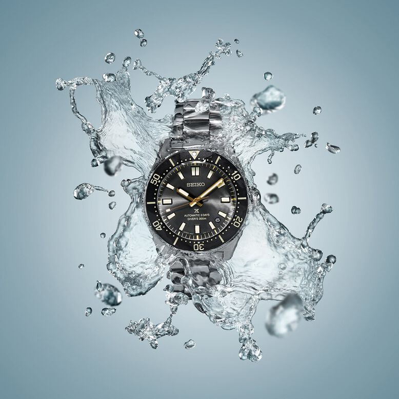 Prospex 1965 Revival Diver&#39;s 3-day 300m in Tide Grey - 100th Anniversary of Seiko Special Edition, , hi-res