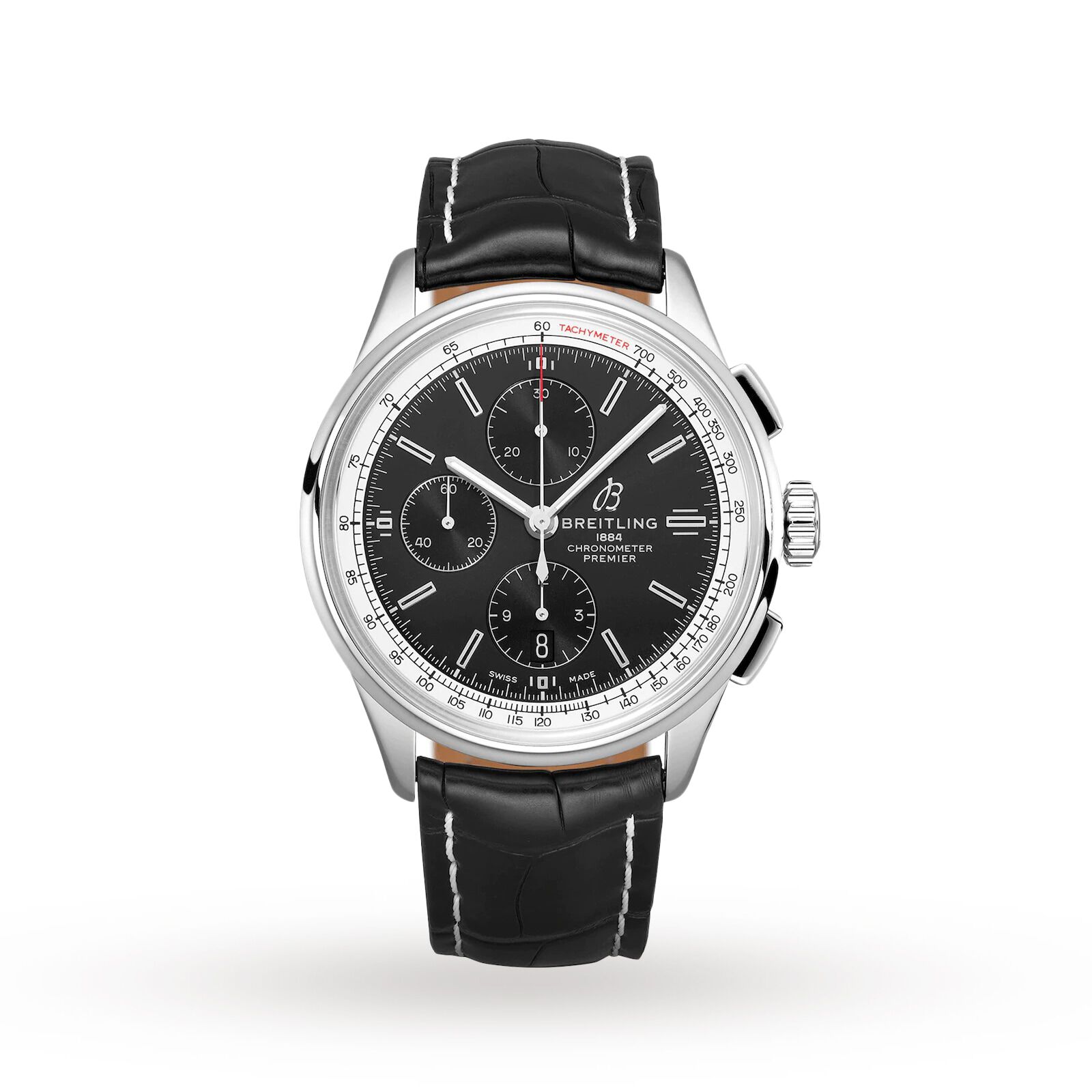 Breitling Premier Chronograph Automatic 42 Stainless Steel Watch Fine Watches Heathrow Reserve Collect