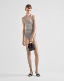 Small Re-Nylon and brushed leather backpack, , hi-res
