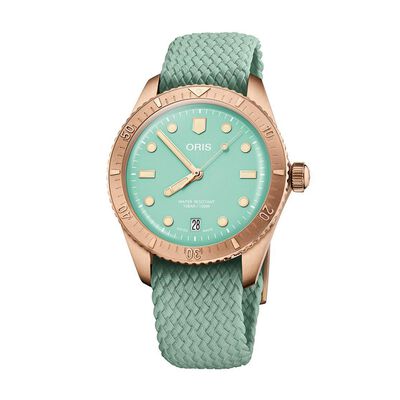 Divers Sixty-Five 38mm Cotton Candy Bronze Green Automatic Watch