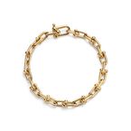 Tiffany HardWear Small Link Bracelet in Yellow Gold - Size Medium