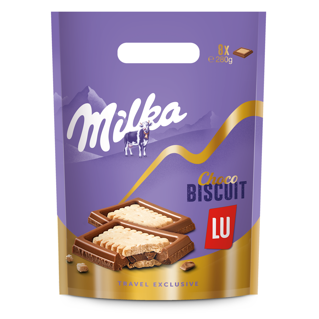 Milka Ritz Biscuit MILKA Lu Biscuit Pouch Confectionery | Heathrow Reserve & Collect