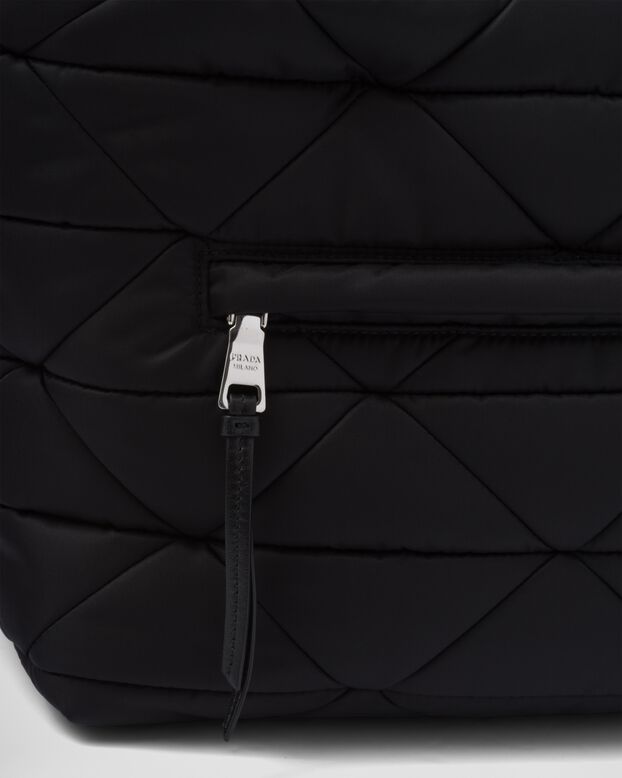 Re-Nylon medium padded tote, , hi-res