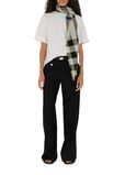 Check Cashmere Silk Scarf, , hi-res