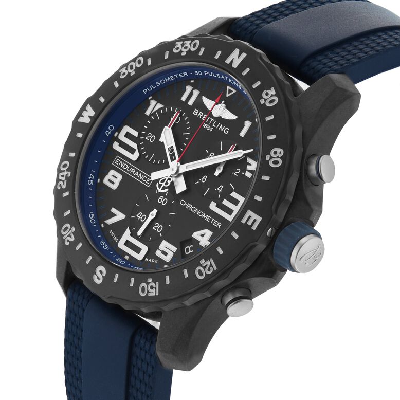 Endurance Pro 44mm Unisex Watch Navy Rubber, , hi-res