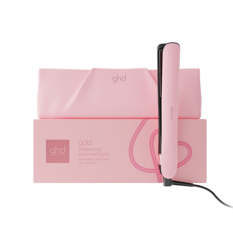 Gold Limited Edition Hair Straightener in Dusted Pink, , hi-res