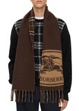 Reversible Knight Stamp Scarf, , hi-res