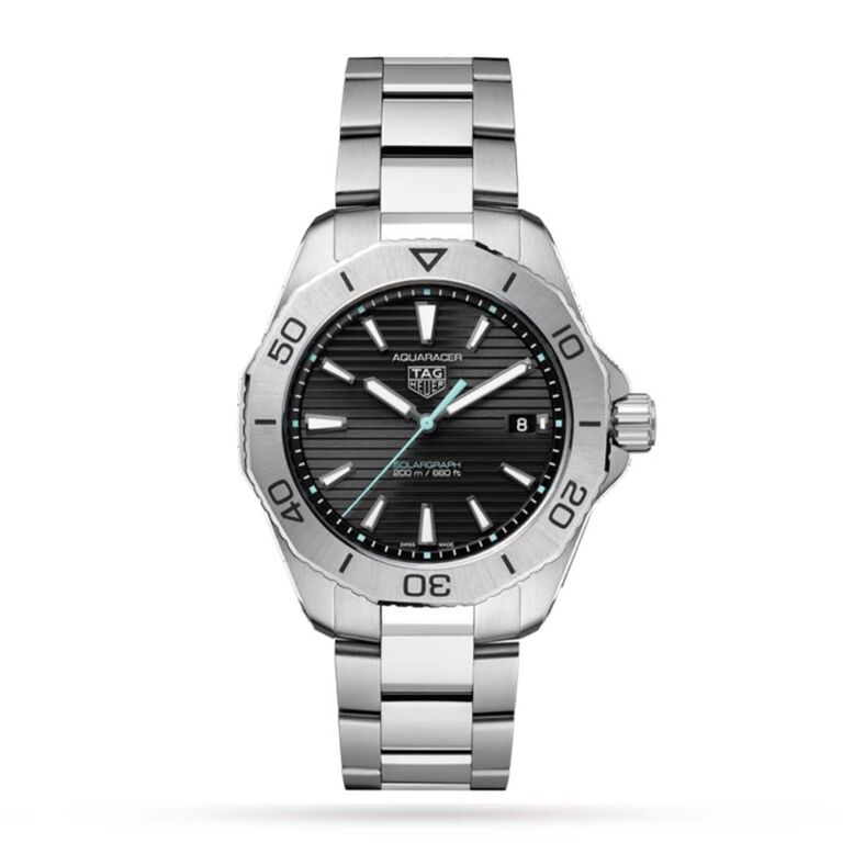 Aquaracer 200 Professional Solargraph 40mm Mens Watch Black, , hi-res