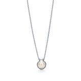 Tiffany HardWear freshwater pearl link pendant in sterling silver, , hi-res