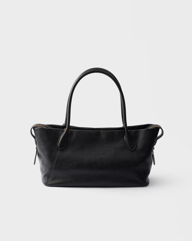 Prada Ouvert large leather tote bag, , hi-res