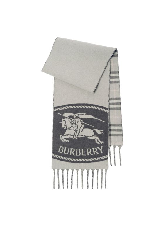 Reversible Knight Stamp Scarf, , hi-res